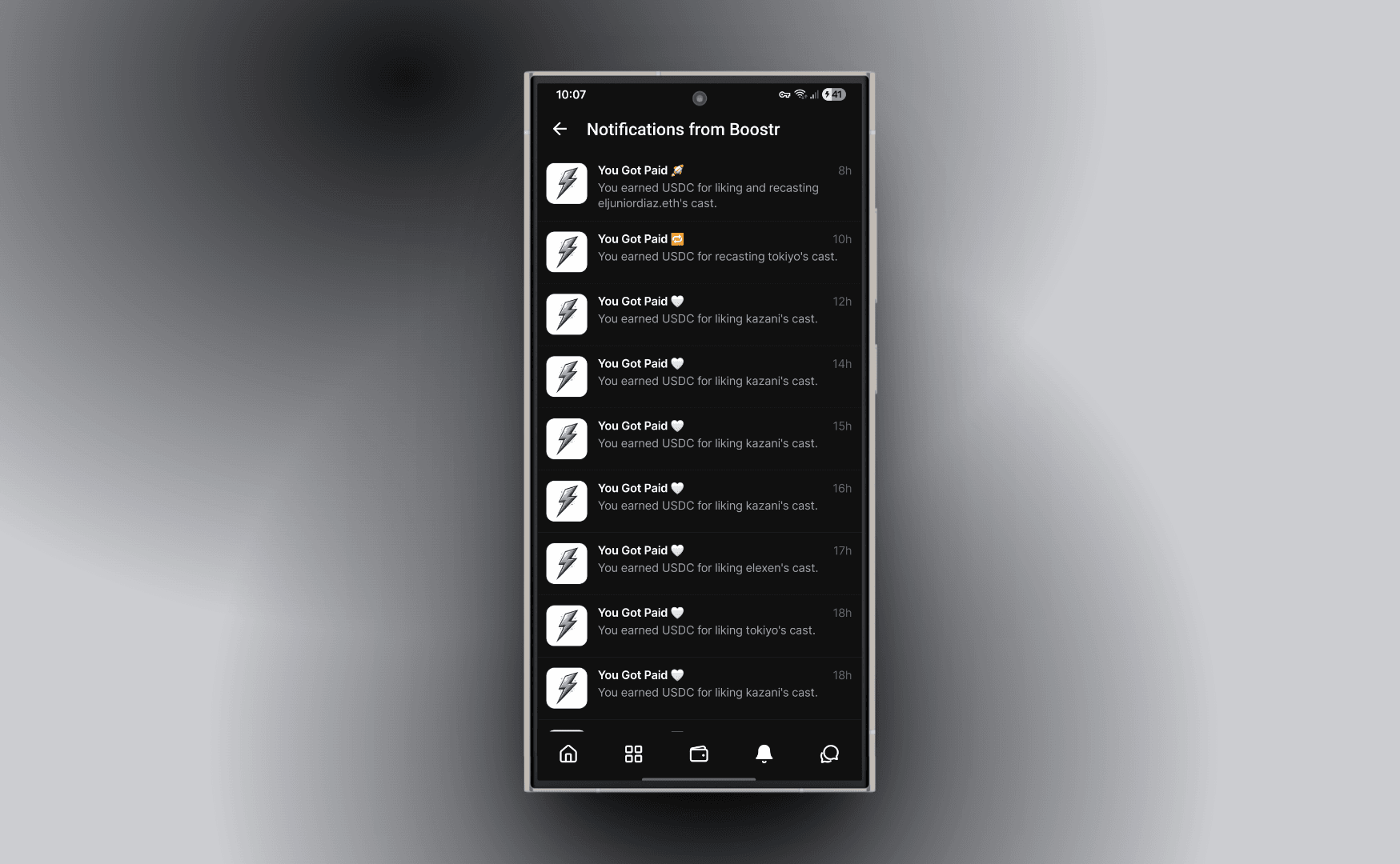 Boostr screen 5