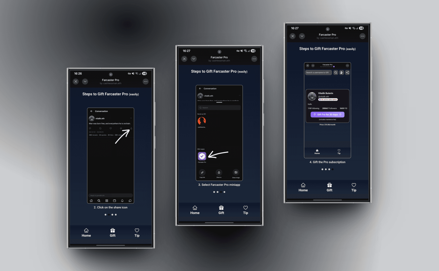 Farcaster Pro screen 2